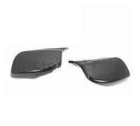 Vamhhx Door Wing Mirror Cover For BMW E60 E61 E63 E64 5 Series Model 2004-2010 Carbon Fiber Car Rear View Door Wing Mirror Side Cover Caps Shell Case Side Wing Mirror Cover(Carbon pattern-2Piece)