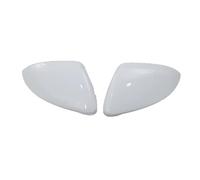 Vamhhx Door Wing Mirror Cover For VW For Golf 7 MK7 For GTI 2014-18 Black/White/Carbon Side Wing Mirror Cap Car Accessories Rearview Cover Housing Side Wing Mirror Cover(White pair)