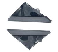 Vamhhx Door Wing Mirror Cover Molding Door Mirror Triangle Plate Cover Flag Front Window A-pillar 1SH17KX7AA 1SH16KX7AA For FIAT For 500 2012-2017 Side Wing Mirror Cover(Gloss Black L R)