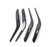 Vamhhx for BMW for X1 E84 2010-2016 4PieceS Set Car Interior Door Front Rear Left Right Pull Handle Outer Cover Trim Inner Door Handle(Carbon Fiber Set)