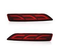 Vamhhx LED Third Brake Light 1 Pair LED Reflector Lamp Rear Fog Lamp Bumper Light Brake Light For Mobilio For CRV For BRV For City 2012 2013 2014 High Level Brake Light(2 Functions,Model B)