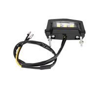 Vamhhx Motorbike Number Plate Holder 12V Universal Motorcycle License