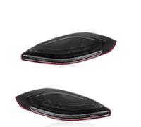 Vamhhx Rear Tail Light Assembly 2Piece LED Taillights Assembly For Panamera 970 Tail Light 2010 2011 2012 2013 2014 2015 2016 970.1 970.2 Rear Lamp Rear Lights(2Piece black,For 2010-2013 Year)