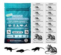 Vamoose 12 Pack Mouse Repellent Pouch, Botanical Rodent Repellent Bags for Indoor and Outdoor, Rodent Repellent Bags, Mice Deterrent Bags for Home, Attic, Office