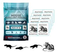 Vamoose 12 Pack Mouse Repellent Pouch, Botanical Rodent Repellent Bags for Indoor and Outdoor, Rodent Repellent Bags, Mice Deterrent Bags for Home, Attic, Office