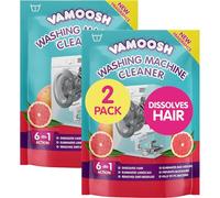 Vamoosh 6-in-1 Washing Machine Cleaner (Pink Grapefruit Scent, Pack of 2)