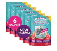 Vamoosh 6-in-1 Washing Machine Cleaner (Pink Grapefruit Scent, Pack of 6)