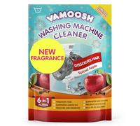 Vamoosh 6-in-1 Washing Machine Cleaner, Spiced Apple Scent. Dissolves Hair, Eliminates Bad Odours, Removes Limescale, Deep Clean, Leaves Smelling Fresh, Antibacterial, Descales, 1 Wash