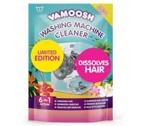 Vamoosh 6-in-1 Washing Machine Cleaner, Tropical Paradise Scent. Dissolves Hair, Eliminates Bad Odours, Removes Limescale, Deep Clean, Leaves Smelling Fresh, Antibacterial, Descales, 1 Wash