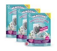Vamoosh 6-in-1 Washing Machine Cleaner with Hair Dissolving Formula | Cotton Fresh Scent | Removes Limescale | Prevents Blockage | Eliminates Odor | Descales | 150g (Pack of 3)