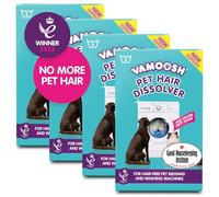 Vamoosh Pet Hair Dissolver - Pet Hair Remover for Washing Machines, 12x100g, Removes Odour Dissolves Dog, Cat, Horse, Animal Fur, Cleans Bedding in Washing Machine, Easy to Use, Up to 12 Washes