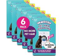 Vamoosh Pet Hair Dissolver- Pet Hair Remover for Washing Machines, 18x100g (6 Boxes) Removes Odour Dissolves Dog, Cat, Horse, Animal Fur, Cleans Bedding in Washing Machine, Easy to Use Up to 18 Washes