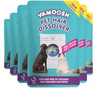 Vamoosh Pet Hair Dissolver - Pet Hair Remover for Washing Machines, 6x100g, Removes Odour Dissolves Dog, Cat, Horse, Animal Fur, Cleans Bedding in Washing Machine, Easy to Use, Up to 6 Washes