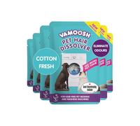 Vamoosh Pet Hair Dissolver - Pet Hair Remover for Washing Machines, Cotton Fresh 6x100g