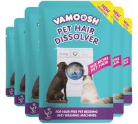 Vamoosh Pet Hair Dissolver - Pet Hair Remover for Washing Machines, Cotton Fresh 6x100g, Eliminates Odours and Dirt, Dissolves Dog, Cat, Horse, Animal Fur, Large Pack up to 6 Washes