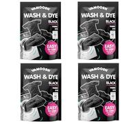 Vamoosh Wash & Dye Black 350g - Intense Black Dye for Clothes - Easy to Use Fabric Colour for Washing Machine, Just Pop in Drum for Fresh-Looking Results