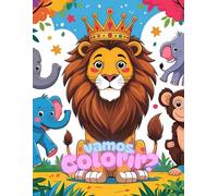 Vamos Colorir?: Livro de Colorir Animais para Crianças e Adultos - Formato A4 - 75 Páginas com Animais Selvagens, de Estimação e da Fazenda - Atividade Criativa Antiestresse