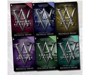 Vampire Academy - 6 Book Collection Pack - Vampire Academy / Frostbite - Shadow Kiss / Blood Promise - Spirit Bound / Last Sacrfice