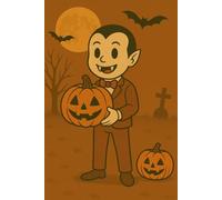 Vampire Anime Halloween Notebook: Fun and Easy Notebook for Boys and Girls | Cute Pumpkins, Ghosts, Witches and Monsters | Perfect Halloween Gift