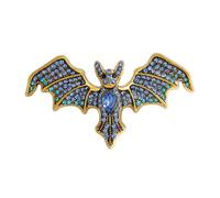 Vampire Bat Designer Badge Lapel Pins Stainless Steel Bat Brooches for Men, Mini, Metal, gem na