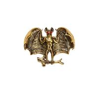 Vampire Bat Designer Badge Lapel Pins Stainless Steel Bat Brooches for Men, Mini, Metal, gem na