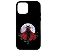 Vampire Cat With Cape and Full Moon Case for iPhone 12 mini