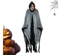 Vampire Cloak Costume - Scary Medieval Halloween Cloak | Scary Halloween Decorative Cloak | Halloween Party Coat Cloak For A Horror Pe Atmosphere