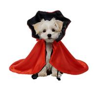 Vampire Cloak For Cats | Cosplay Devil Costume For Pets | Pet-Cape, Cat Vampire-Outfit, Dog Halloween Clothing, Christmas Party Wear, Daily Use, Festive Pet Apparel