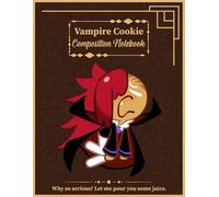 Vampire Cookie Composition Notebook: Kingdom Run Character Large Ruled Paper Journal 120 Pages for Note Taking, Creative Writing & Daily Use