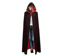 Vampire Costume Adult,Hooded Coat,Full Length Velvet Cosplay Cloak Cape | Persuasive Vampire or Witch Costume,Knight Fancy Cool Cosplay Unisex for Women and Men