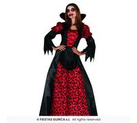 FIESTAS GUIRCA Vampiress Selene costume for a woman
