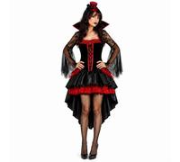 Vampire Costume Women Gothic Costume Halloween Dress UK Plus Size 6-18