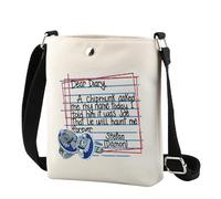 Vampire Damon Gift Salvatore Brothers Vampire Fans Gift Vampire Fandom Zipper Cosmetic Bag (Dear Diary CR)