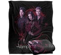 VAMPIRE DIARIES DAMON(SOMERHALDER), ELENA(DOBREV), STEFAN(WESLEY) Silky Touch Super Soft Throw Blanket 152 x 127 cm