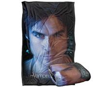 Vampire Diaries Damon Eyes Silky Touch Super Soft Throw Blanket 91 x 147 Cm