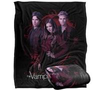 Vampire Diaries Damon, Stefan, Elena Blanket Multicoloured (One Size)