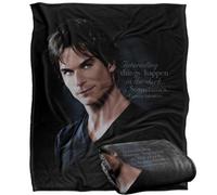 Vampire Diaries Interesting Things Damon Blanket Multicoloured (One Size)