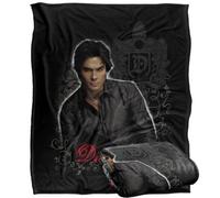 Vampire Diaries Portrait Damon Blanket Multicoloured (One Size)
