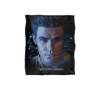 Vampire Diaries Stefan Silky Touch Super Soft Throw Blanket 152x127cm in White | Size: 152x127 cm Vampire Diaries White 152x127 cm