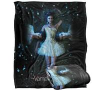 VAMPIRE DIARIES DAMON(SOMERHALDER), ELENA(DOBREV), STEFAN(WESLEY) Silky Touch Super Soft Throw Blanket 152 x 127 cm