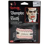 Vampire Dracula Fangs Teeth Horror Halloween Adults Kids Scary Monster Canines SFX Make up Fake Teeth Set Accessory