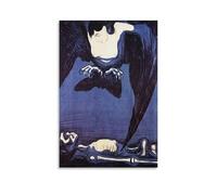 Vampire Edvard Munch's Poster (1) Canvas Wall Art Prints Photo Picture Painting Room Decor Home Decorative 20x30inch(50x75cm)