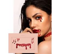 Vampire Face Jewels ✮ All in One Face Festival Gems Blood Vampire Costume Accessories