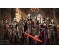 Vampire Family 1000 Piece Jigsaw Puzzle,Home Wall Decor,Stress Relief,Premium Cardboard Gothic,Whimsical Challenge,Great Gifts,Educational Toy,Adults & Kids 14+ 52x38cm