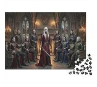 Vampire Family 1000 Piece Jigsaw Puzzle,Premium Cardboard,Whimsical Challenge,Stress Relief Gothic,Educational Toy,Home Wall Decor,Gift Idea,Adults & Kids 14+ 70x50cm