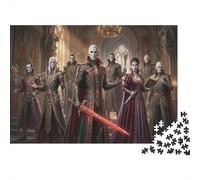 Vampire Family 1000 Piece Wooden Jigsaw Puzzle,Whimsical Challenge,Adults & Kids 14+,Home Wall Decor Gothic,Great Gifts,Wood,Educational Toy,Stress Relief (75x50cm)