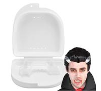 Vampire Fangs for Adults,Horror Retractable Vampire Teeth Props | Cosplay Supplies, Party Favors, Role Play Costume Accessories for Halloween, Stage, Themed Masquerade Parties