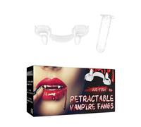 Vampire Fangs For Costume - False Fang Kit - Vampiro Halloween Vampire Teeth | Fake Cosplay And Terrorism Kit
