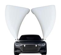Vampire Fangs Teeth, 2X Vampire Fangs Car Teeth, Bumper Decor, Vampire TeethCar Decor, White Devil Horns for Install The Front Grille