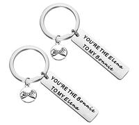Vampire Fans Gift You're The Elena to My Bonnie Keychain Best Friends Keychain Set (Elena to My Bonnie K EU)